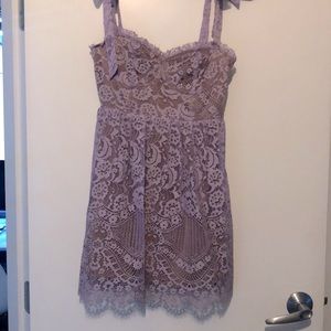 For love and lemon lavender lace dress